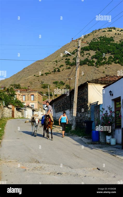 Korce Albania Stock Photo - Alamy