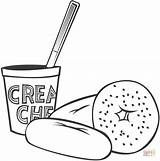 Breakfast Coloring Pages sketch template