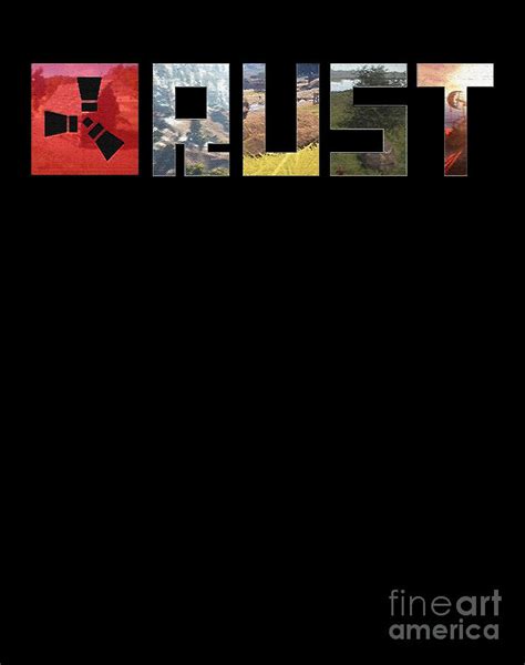 Rust Game Logo 3 Digital Art by James Ives - Fine Art America