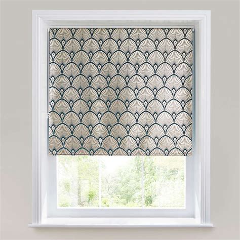 Art Deco Moisture Resistant Roller Blind | Dunelm | Art deco curtains ...