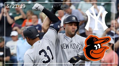 New York Yankees @ Baltimore Orioles | Yankee Highlights | 5/21/19 - YouTube