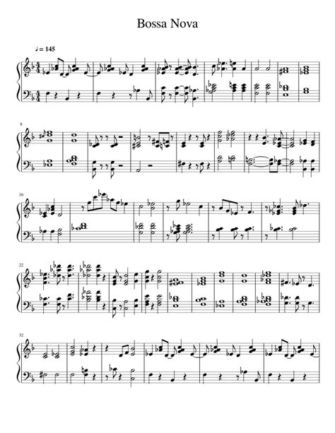 Bossa Nova Sheet music for Piano (Solo) | Musescore.com