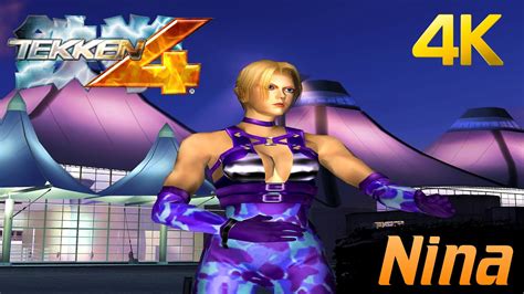 Tekken 4 Story Mode - Nina Williams 4K (PCSX2 1.6.0) - YouTube