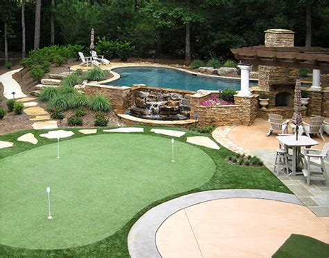 Lanmark Designs | Backyard Golf Green Design