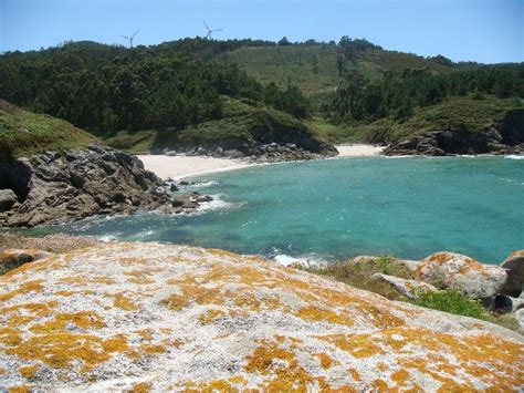 Playa y Cala de Niñóns en la Costa da Morte, A Coruña. Spain, Balearic Islands, Canary Islands ...