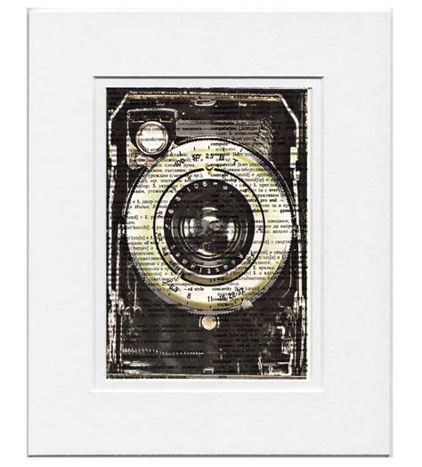 Smile-vintage Camera ORIGINAL ARTWORK Printed on Repurposed - Etsy