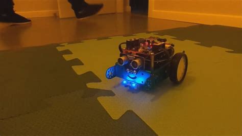 Dancing robot! mBot makes party at bedtime (with mBlock programming) - YouTube