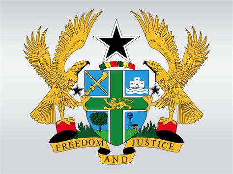 Ghana Coat Of Arms Vector Art & Graphics | freevector.com