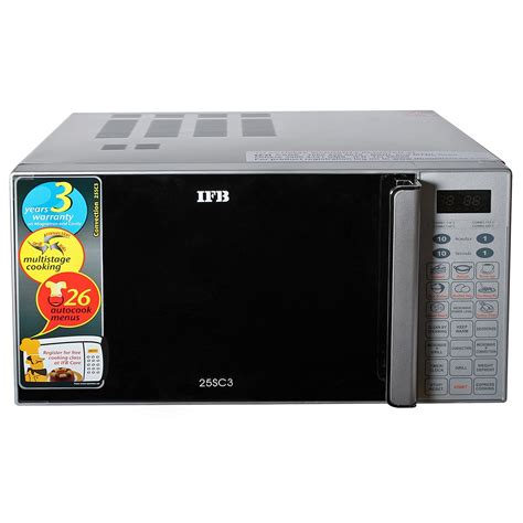 IFB 25SC3 25-Litre 1400-Watt Convection Microwave Oven (Metallic Silver ...