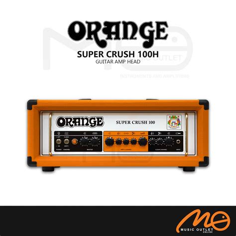 ORANGE SUPER CRUSH 100H 100-WATT SOLID-STATE GUITAR AMP HEAD