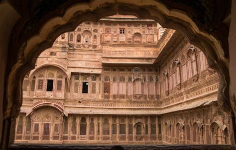 Jodhpur Palace in Rajasthan Stock Photo - Image of blue, architecture ...