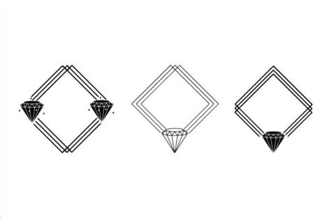 Diamond Border Vector Art, Icons, and Graphics for Free Download