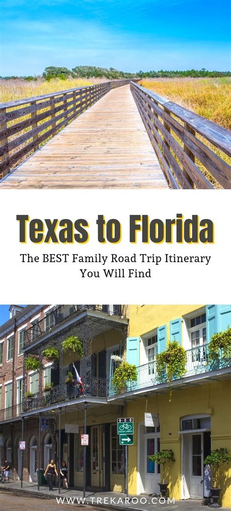 Texas to Florida Road Trip Itinerary | Road trip florida, Road trip itinerary, Family road trips