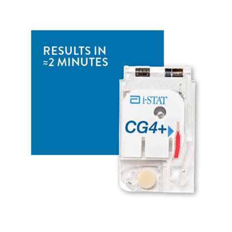 i-STAT CG4+ Cartridge (White) | Abbott Point of Care