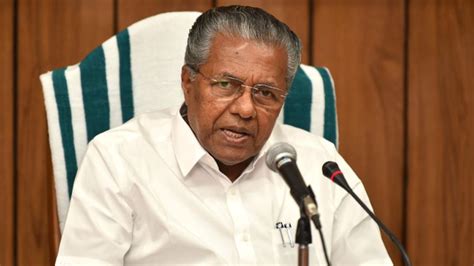 Kerala Chief Minister Pinarayi Vijayan walks out in anger during public ...