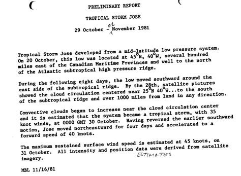 1981 Atlantic hurricane season - Wikipedia