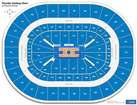 Okc Thunder Arena Seating Chart | Elcho Table