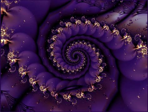 "Purple Waves..." - fractal art by FeliFee, via deviantART | Fractal art, Purple, Fractals