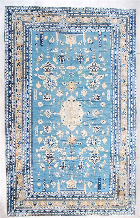 #7255 Antique India Rug 10'2" X 16'2" - ANTIQUE ORIENTAL RUGS