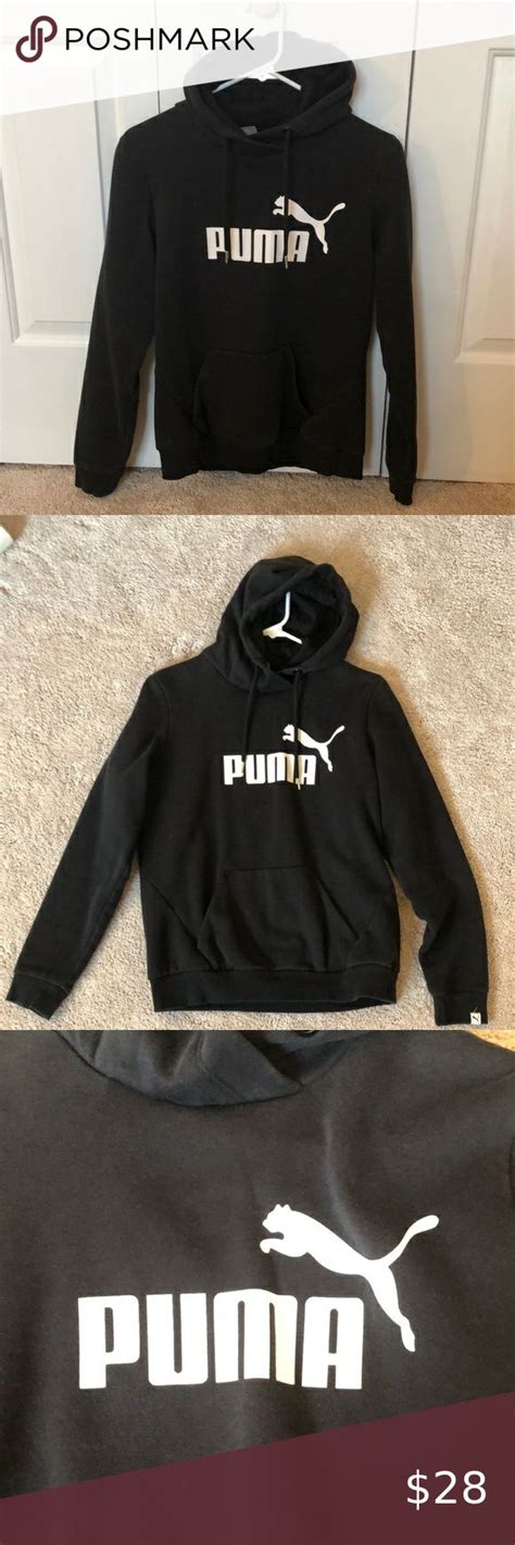 Black Puma Hoodie Black Puma, Plus Fashion, Fashion Tips, Fashion ...