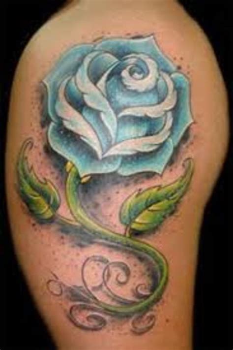 Blue Rose Tattoo Designs and Ideas | TatRing