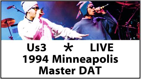 Us3 Live 1994 First Avenue Minneapolis jazz rap band Concert Performance Original Master ...