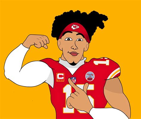 Patrick Mahomes | Ronald mcdonald, Patrick, Cartoon