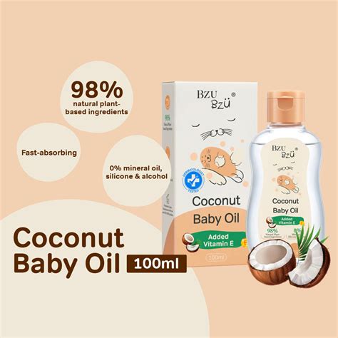 Coconut Baby Oil (100ml) – BZU BZU MALAYSIA