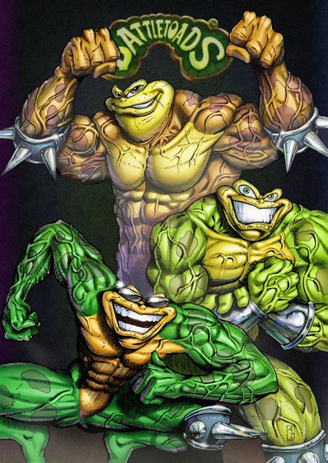 Battletoads Color | Retro gaming art, Cartoon artwork, Game art