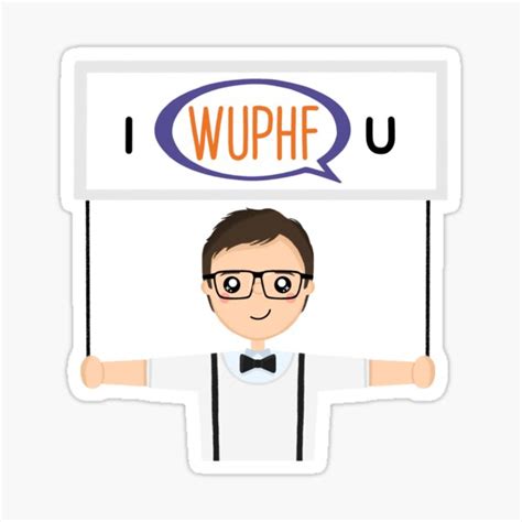 "The Office Ryan WUPHF" Sticker for Sale by cutermelon | Redbubble