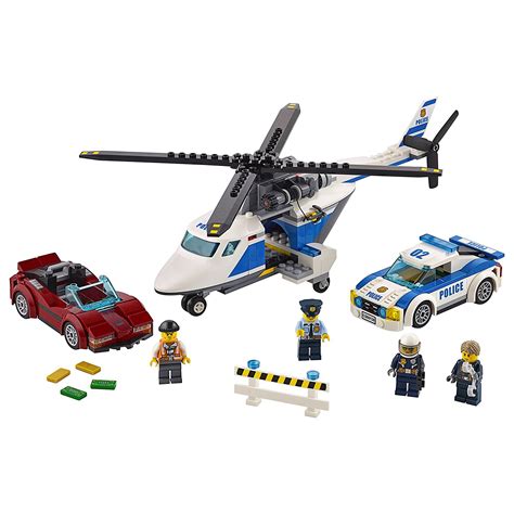 LEGO City Police High-Speed Chase Cars Helicopter Kid's Building Set Kit Playset | eBay