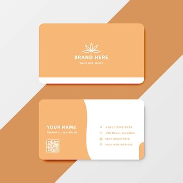 Premium Vector | Rounded corner modern business card template