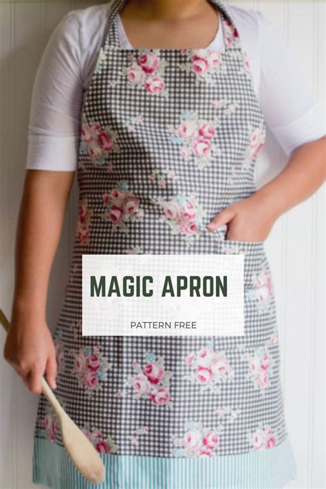 Magic Apron in 2024 | Apron pattern free, Aprons patterns, Sewing crafts