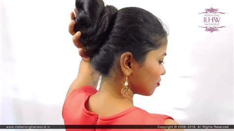 Update more than 74 indian long hair bun - ceg.edu.vn