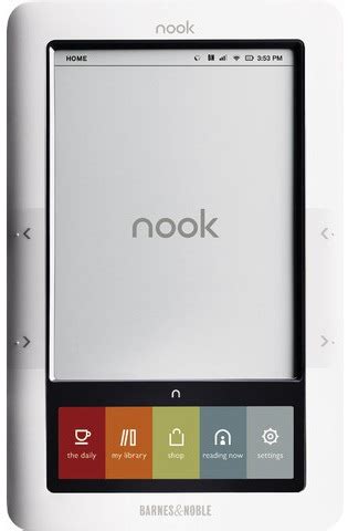 Barnes & Noble nook eBook Reader - ecoustics.com