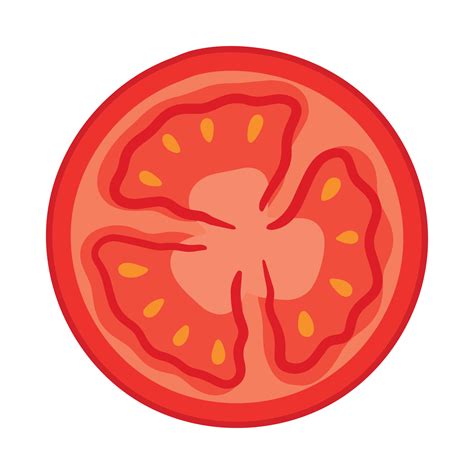 Tomato Slice Icon clipart vegetable vector illustration 24672692 Vector ...