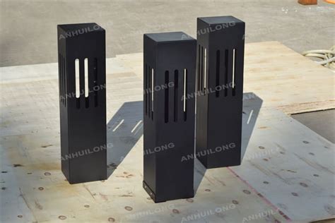 solar driveway bollard lights heavy duty bollard lights installing bollard lights--AHL Corten Steel