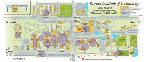 Florida Institute Of Technology Campus Map