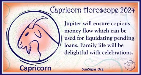 Capricorn Horoscope 2024 - Get Your Predictions Now! - SunSigns.Org