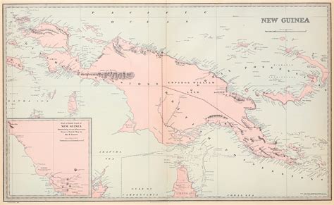 New Guinea. - Antique Print Map Room