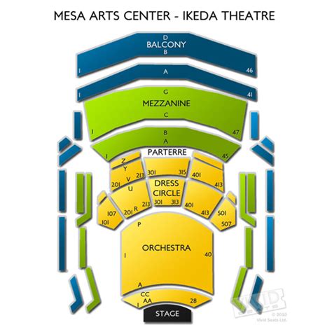 Mesa Arts Center - Ikeda Theater Seating Chart | Vivid Seats