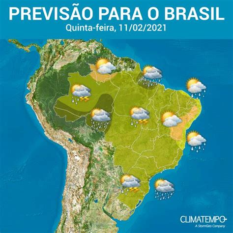 Previsão do tempo indica fortes pancadas de chuva e raios por quase todo o país hoje - Leia Notícias