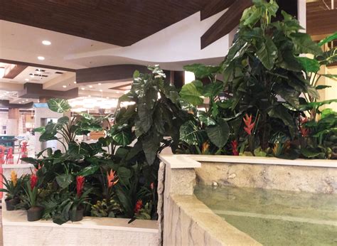 HAWAIIAN GARDENS Casino - Tropical artificial plants - Make Be-Leaves