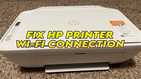 Fix HP Printer Not Connecting to the WiFi - YouTube