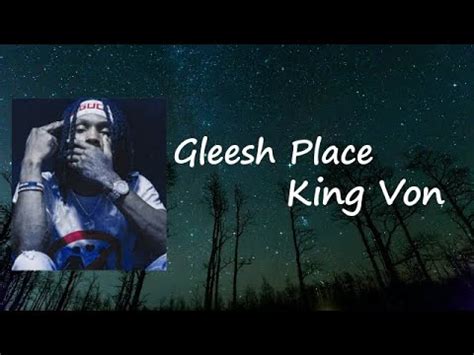 King Von - Gleesh Place Lyrics - YouTube