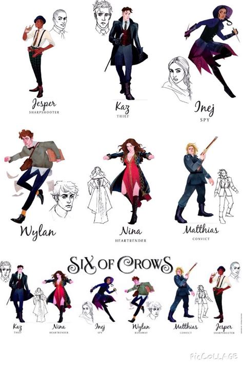 SIX OF CROWS | Six of crows characters, Six of crows, Crow books