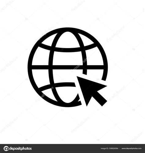 Internet icon. Go to web sign. Internet symbol Stock Vector Image by ...