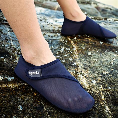 Swimming Water Shoes Men Barefoot Beach Mesh Upstream Aqua Shoes Quick ...