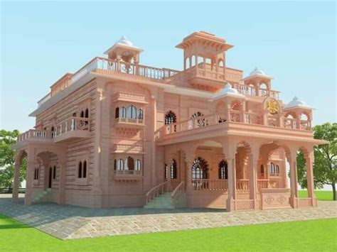 Beautiful example of Rajasthani (Indian ) architecture.....! | Village house design, House ...