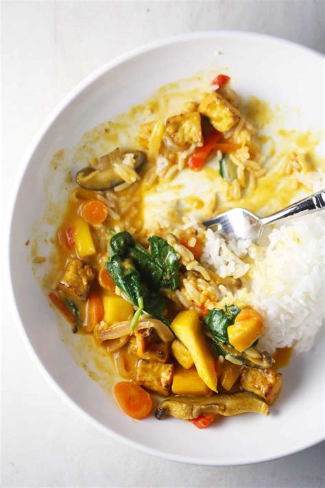 Thai Style Mango Curry | One Bite Vegan